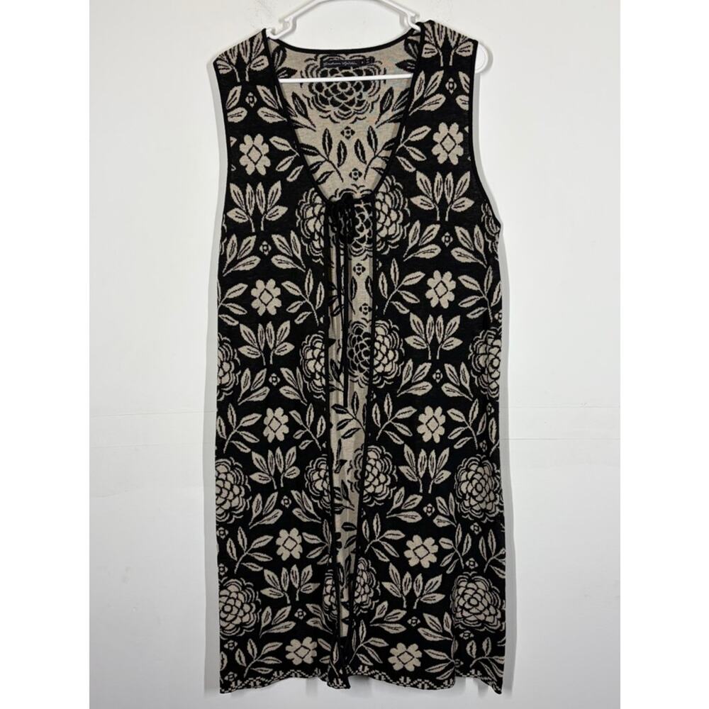 Gudrun Sjoden Oda Long Knit Vest Size Medium - Picture 3 of 9